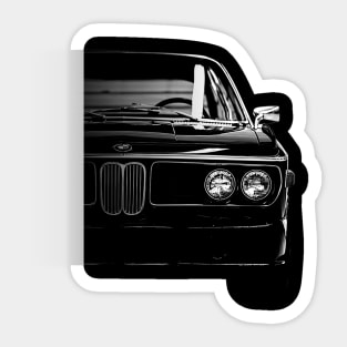 BMW 3.0CSL (1972–1975)  Black And White Cars Form Sticker